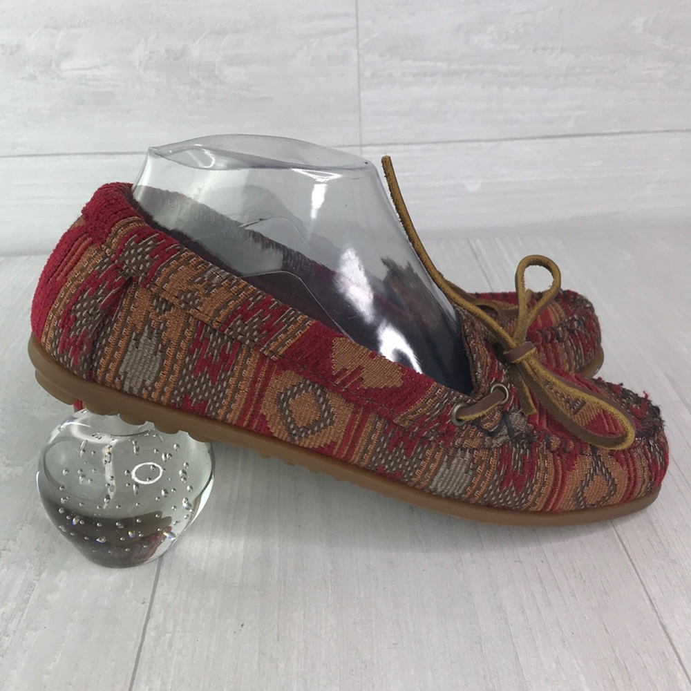 Minnetonka Southwestern Boho Moccasins Size 7 - Picture 2 of 8